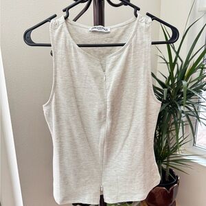 Princess Polly zip front tank/vest